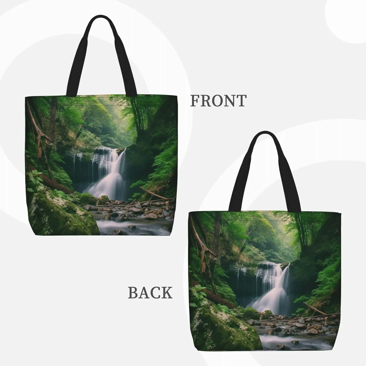 Tote Bag for Women Four chicken Shoulder Bag with Zipper Handbag Large Capacity Reusable Grocery Bag