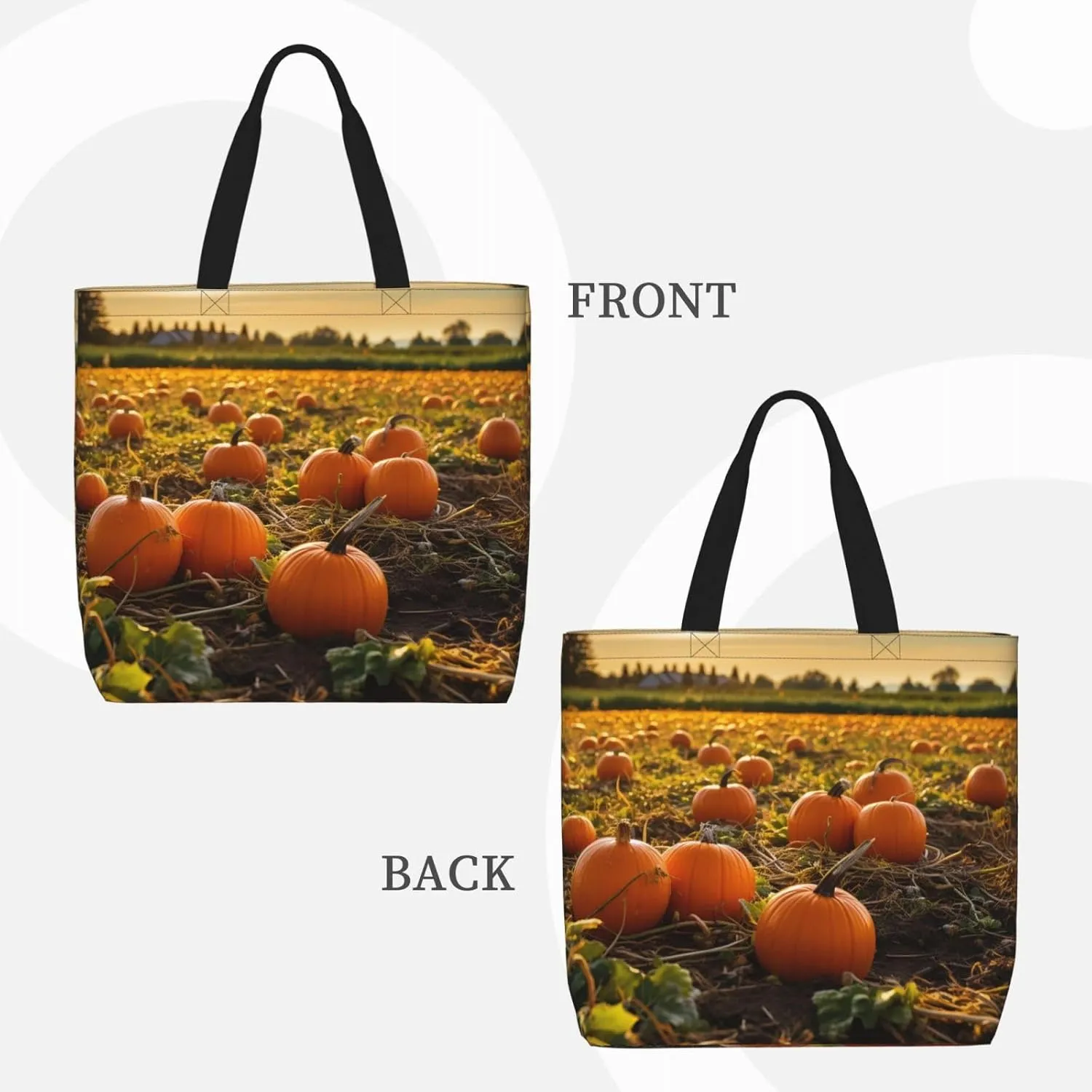 Tote Bag for Women Grocery Bag Reusable Shopping Bag Rainbow Flower Sea Handbag Foldable Shoulder Bag
