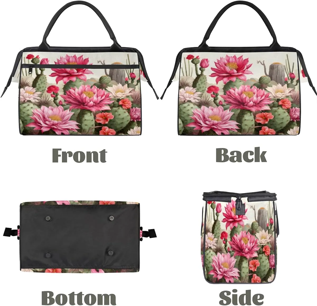 Tote Bag for Women, Lightweight Tote Bag with Zipper, Large Shoulder Bag Handbag for Travel, Work