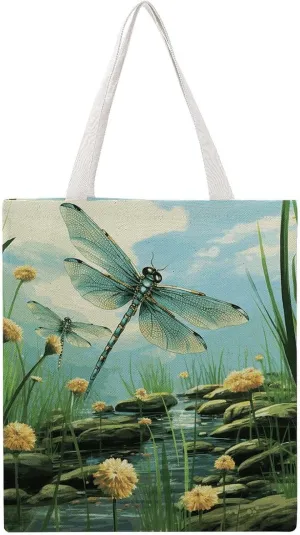 Tote Bag for Women Xmas Snowman Canvas Tote Bag Handbag Crossbody Bag Shopping Bags Shoulder Bag