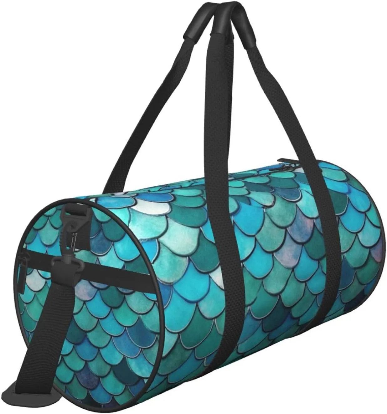 Travel Duffel Bag Mermaid Weekender Overnight Bag For Men Women Large Capacity Sports Gym Bag Canvas Carry On Tote Bags For Travel Yoga
