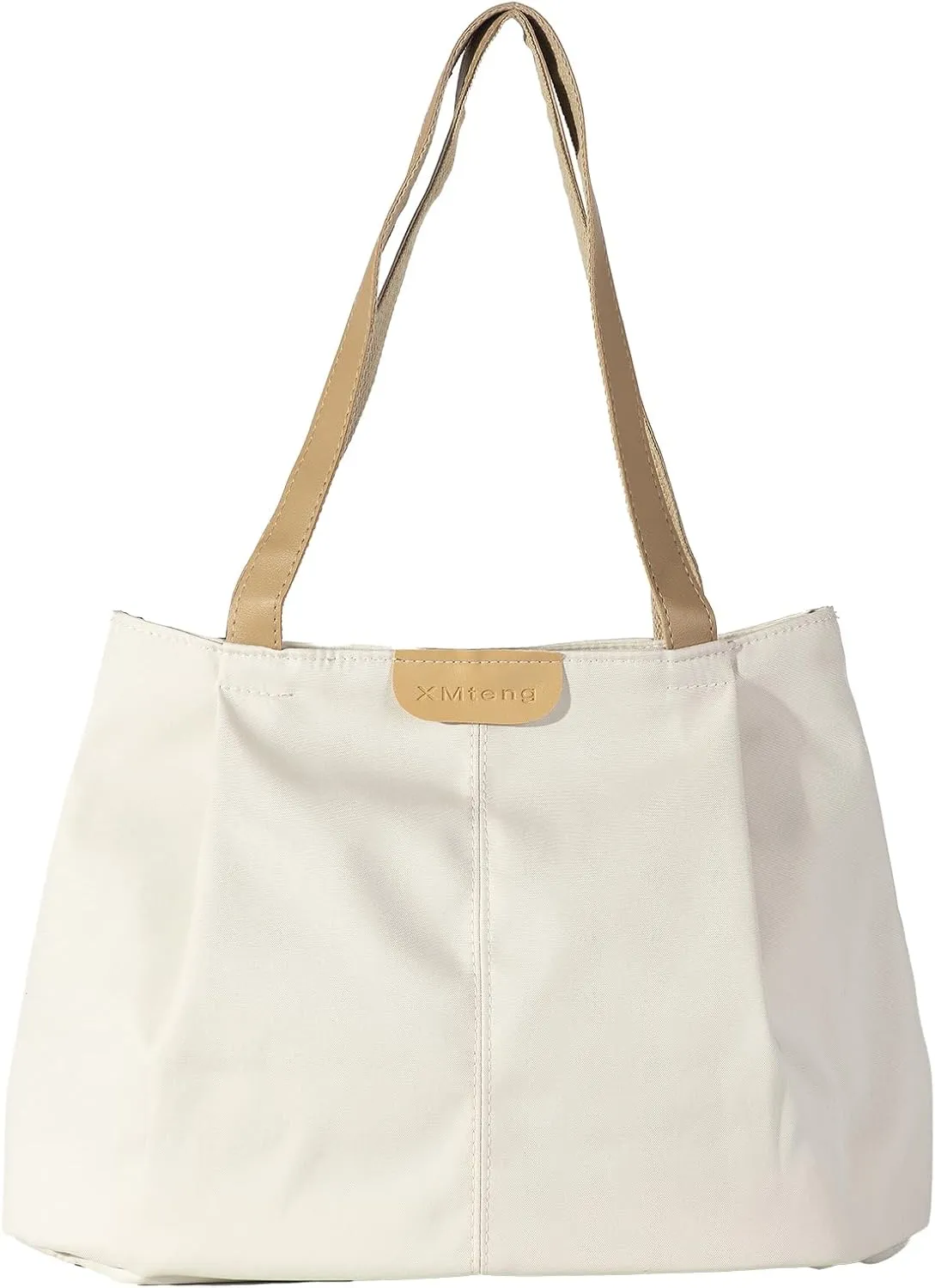 Travel Tote Bag for Women with Zipper， Waterproof Tote Bag for Gym, Shoulder Bag Handbag for Work，Tote Bag for Books