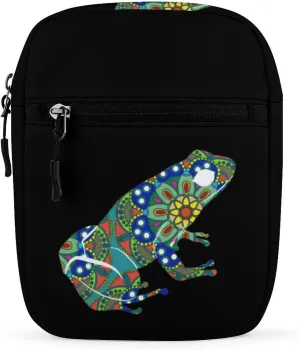 Tribe Tattoo Frog Small Crossbody Bag Lightweight Satchel Bag Tote Bag Mini Handbag for Men Women