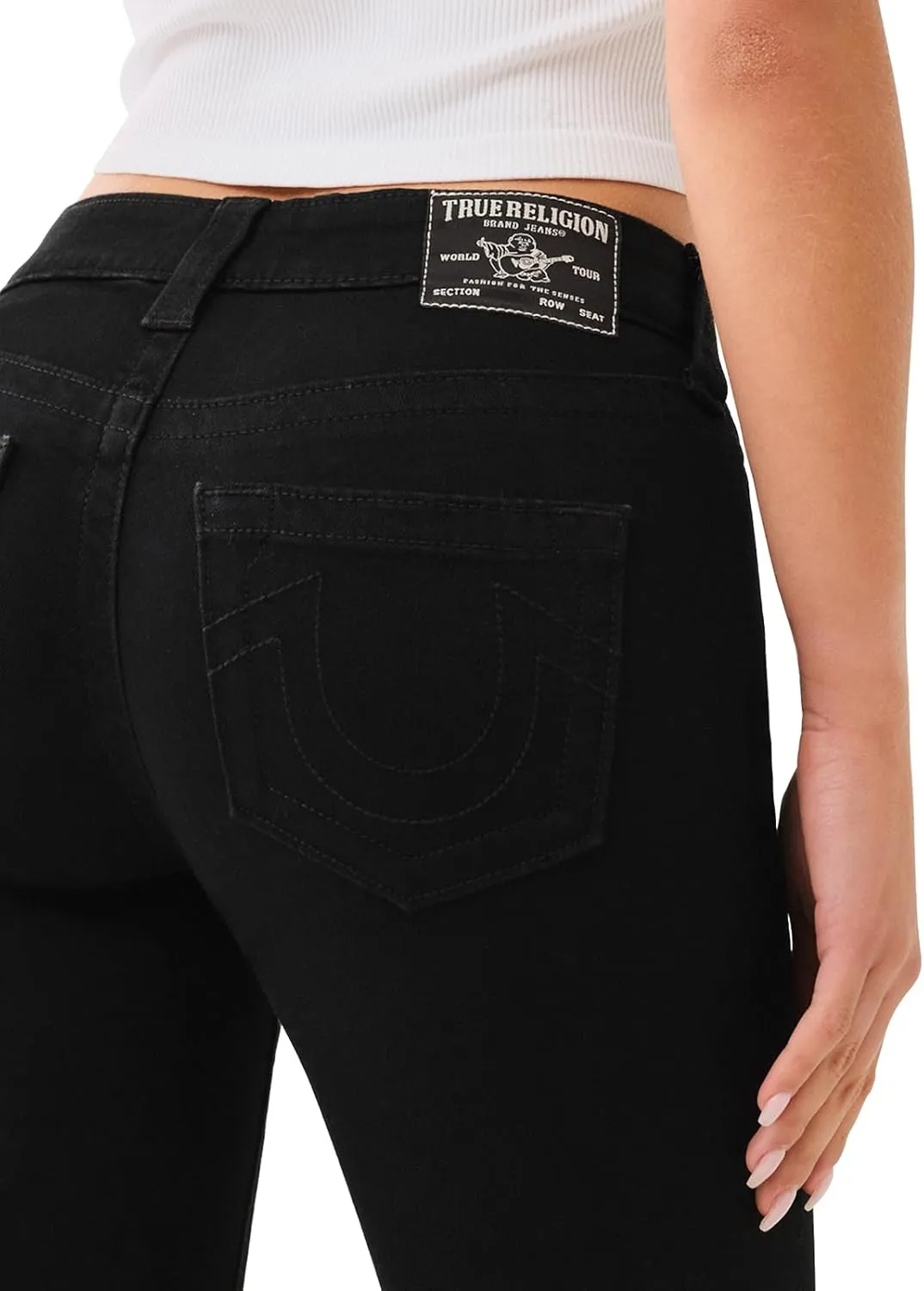 True Religion Women's Jennie MID Rise Curvy Skinny