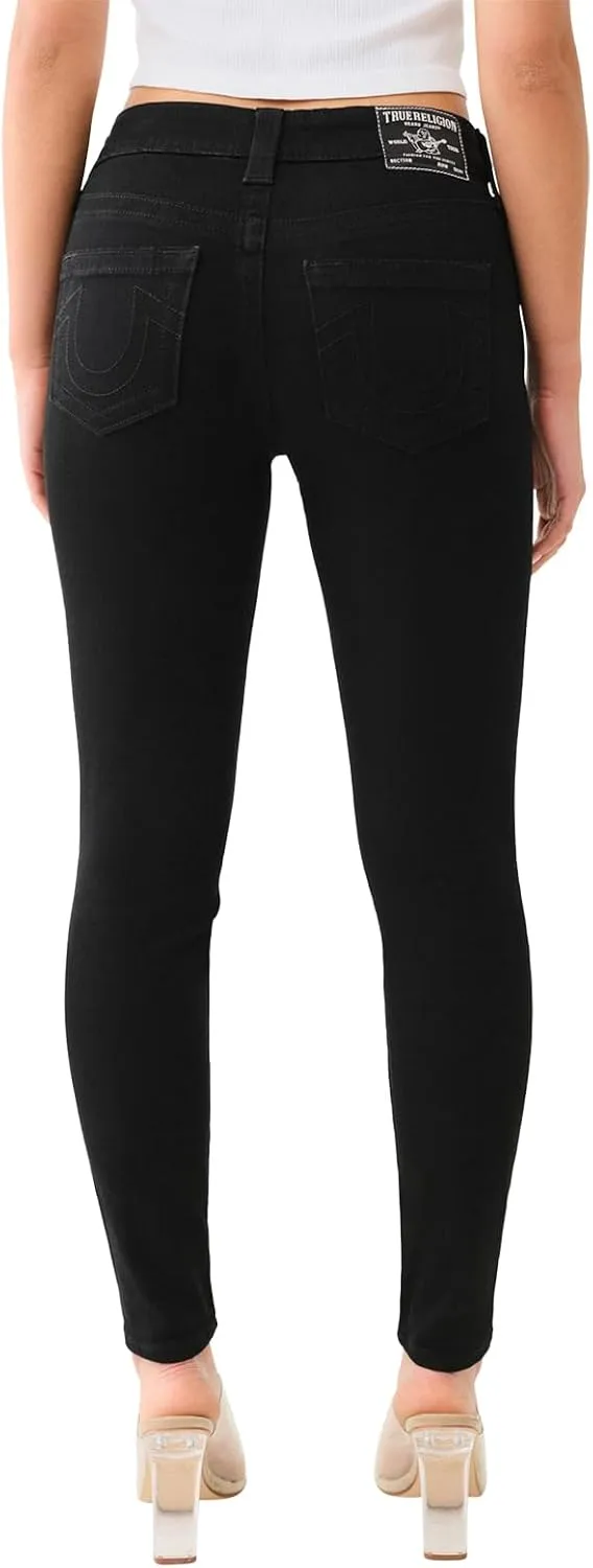 True Religion Women's Jennie MID Rise Curvy Skinny
