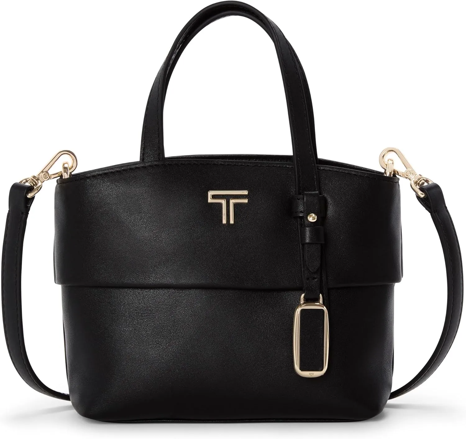 TUMI - Voyageur Mia Mini Tote - Versatile Day-to-Night Bag - With Adjustable Shoulder Straps - Black/Light Gold