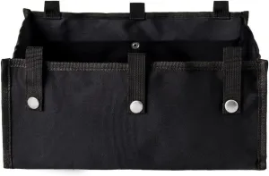 Under Seat Rollator Bag, Large Size Rollator Basket, Under Seat Bag or Tote for Four Wheel Rollator, Walker Underseat Replacement Medical Basket (Black-S)