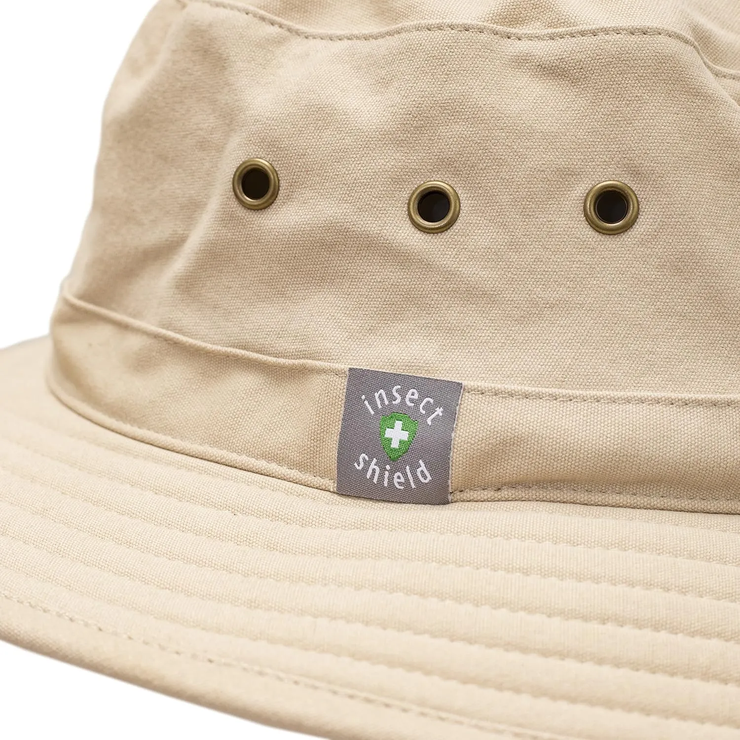 Unisex Brim Hat for Protection from Bugs and Insects, 100% Cotton Canvas with Adjustable Straps, One Size