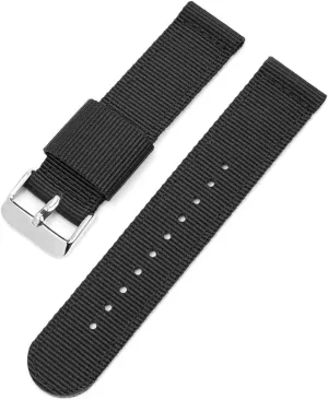 Universal Watch Band 18/20/22/24MM Strap Watches Nylon Canvas Straps Accessories Watchband Replace