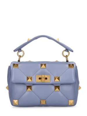 Valentino Garavani Roman Stud Leather Shoulder Bag