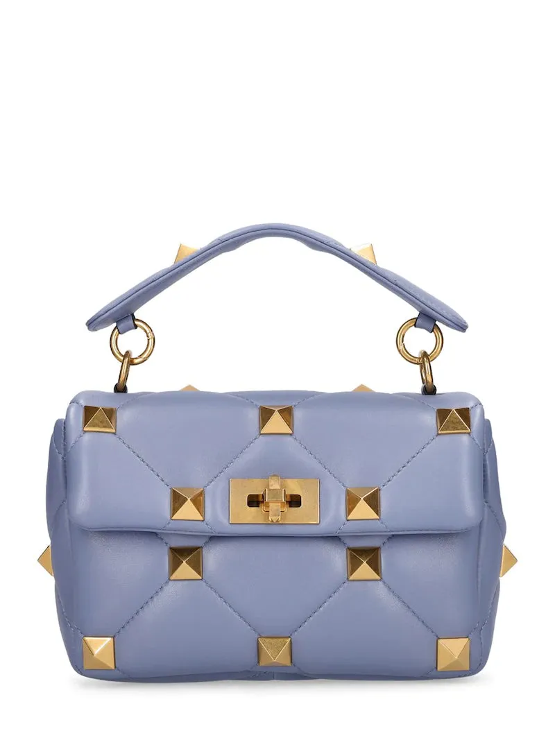 Valentino Garavani Roman Stud Leather Shoulder Bag