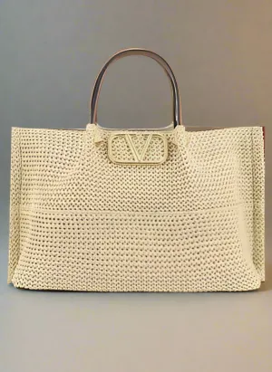 Valentino Garavani STRAW SHOULDER BAG