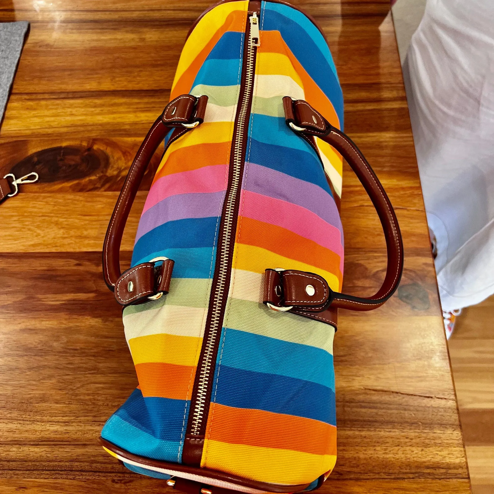 Vertical Rainbow | Travel Duffle Bag