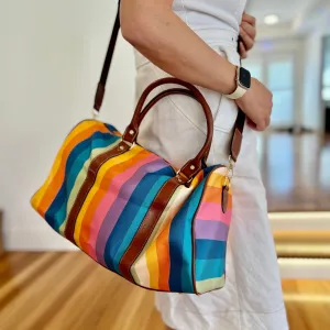 Vertical Rainbow | Travel Duffle Bag