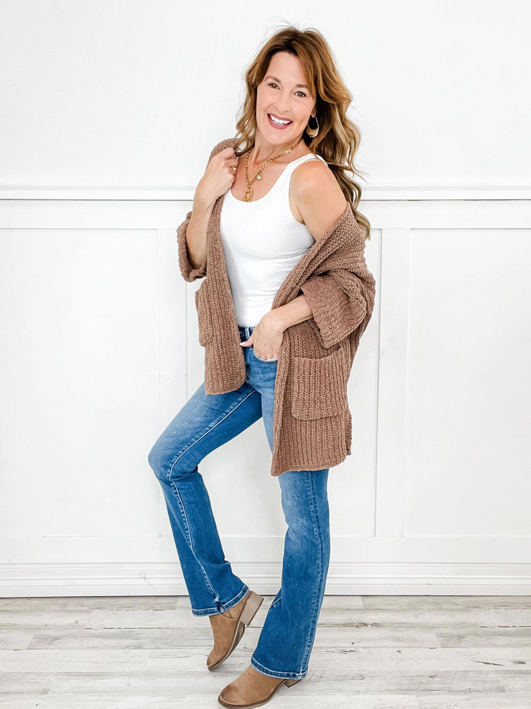 Vervet LUCINDA Low Rise Full Length Bootcut Non-Distressed Jeans