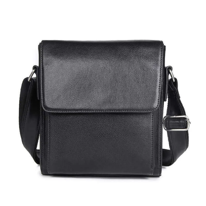Vintage Crazy Horse Leather Crossbody Bag