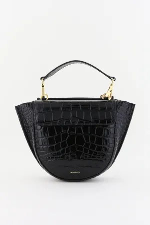 Wandler crossbody Hortensia Mini 000025-3251 black croco