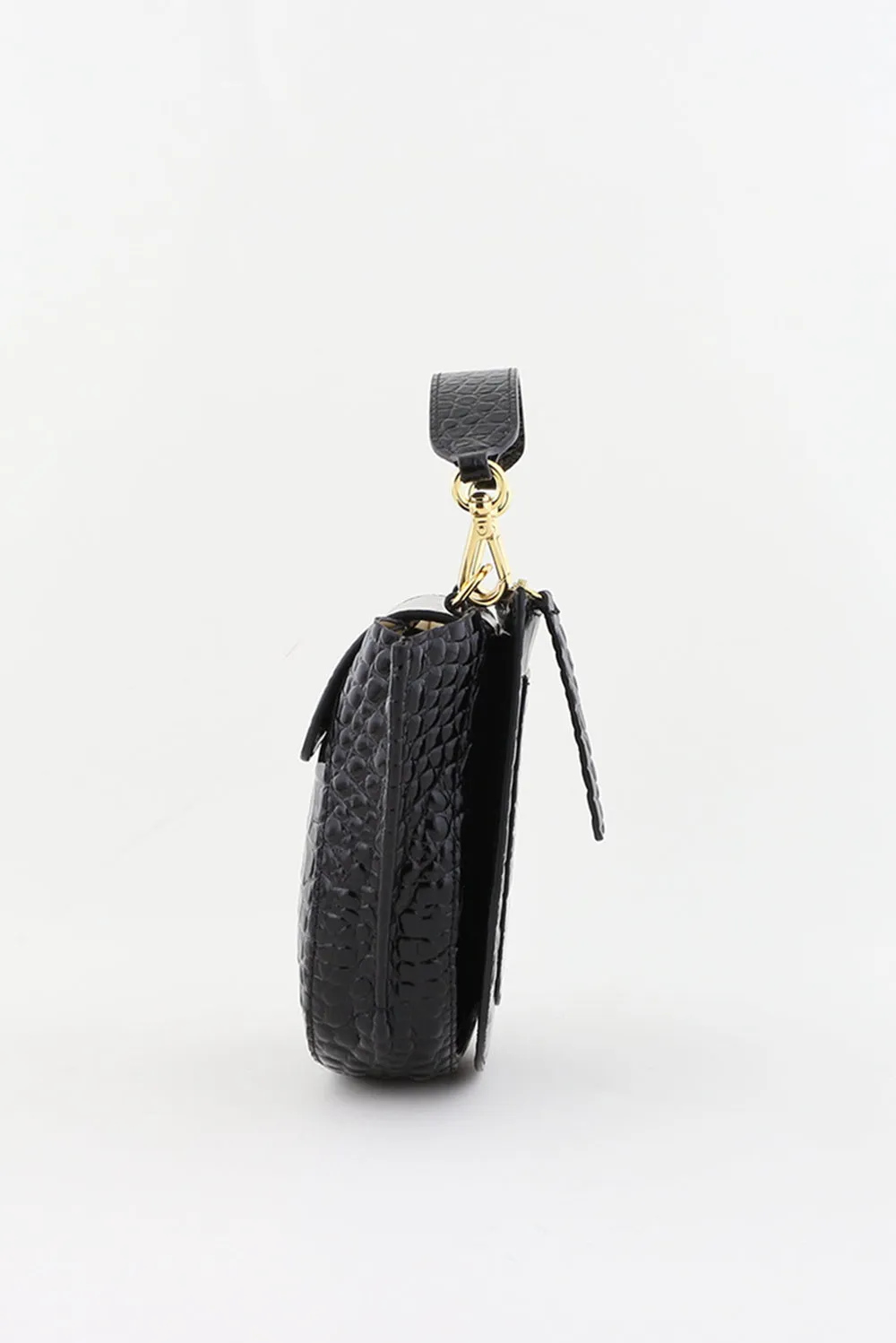 Wandler crossbody Hortensia Mini 000025-3251 black croco