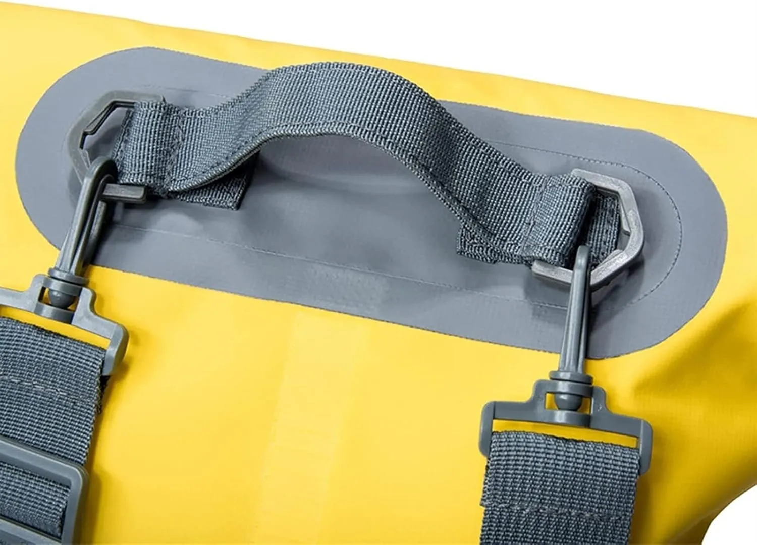 Waterproof Dry Bag, Floating Waterproof Dry Bag, Roll Top Dry Compression Sack with Adjustable Shoulder Straps (Color : Yellow)