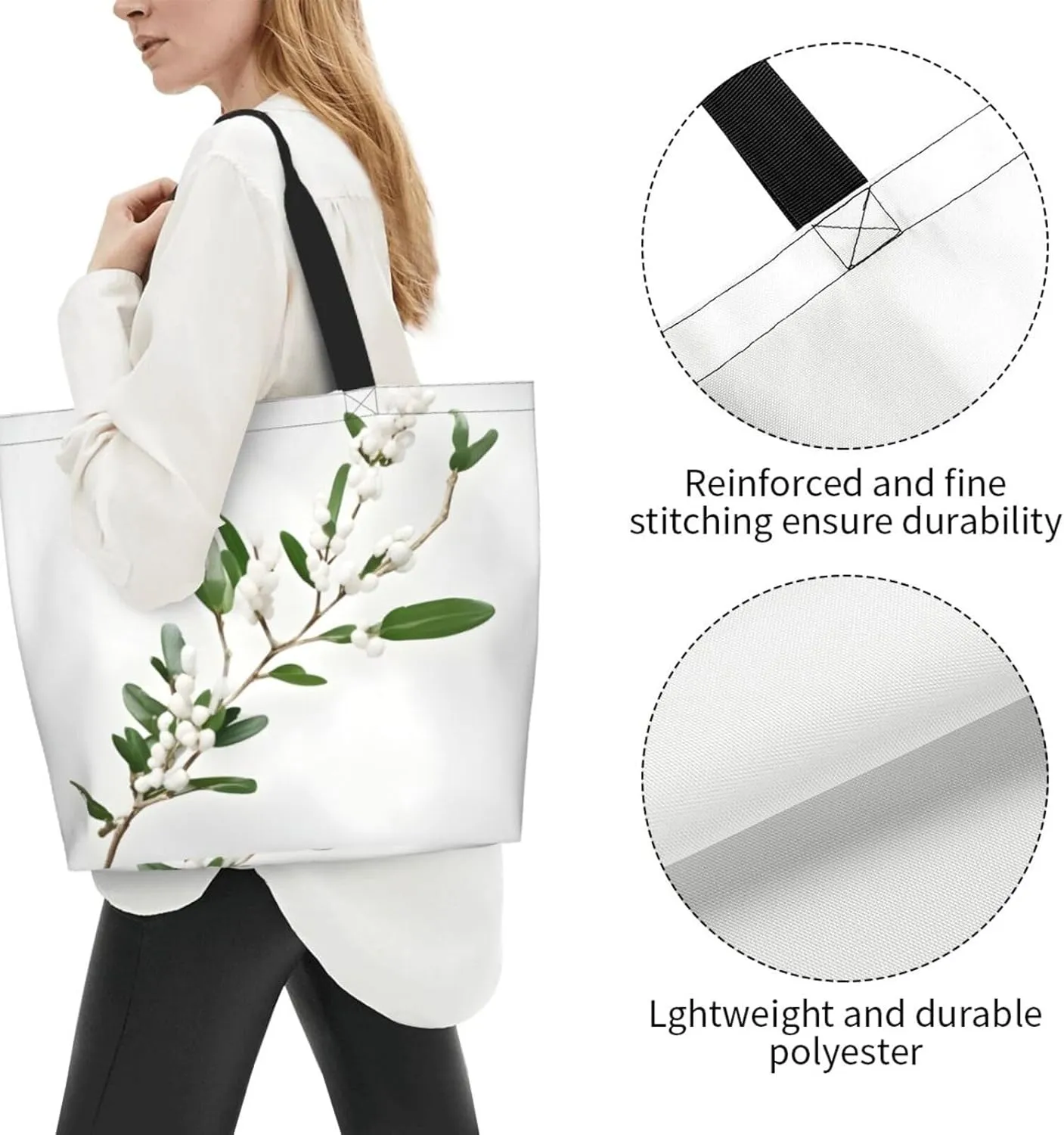Whitetail Deer Fawn In Wilderness Stag Women Tote Bag,Casual Tote'S Handbag Big Capacity Shoulder Bag Crossbody Bag