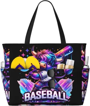 Women Large Beach Bag Travel Weekender Foldable Tote Bag for Pool Beach Vacation Gym