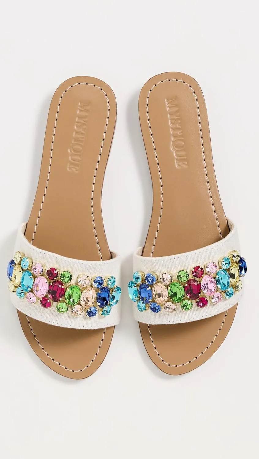Women's Embellished Slides