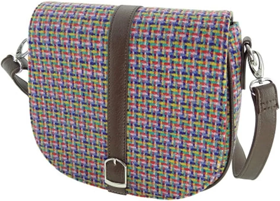 Women's Harris Tweed Beauly Shoulder Casual Bag Adjustable Strap Tartan Pattern Birthday Gift Mothr's day