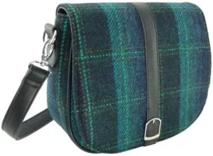 Women's Harris Tweed Beauly Shoulder Casual Bag Adjustable Strap Tartan Pattern Birthday Gift Mothr's day