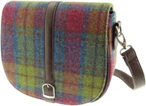 Women's Harris Tweed Beauly Shoulder Casual Bag Adjustable Strap Tartan Pattern Birthday Gift Mothr's day