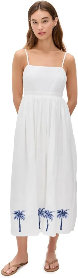 Women's Isadora Embroidered Midi Dress