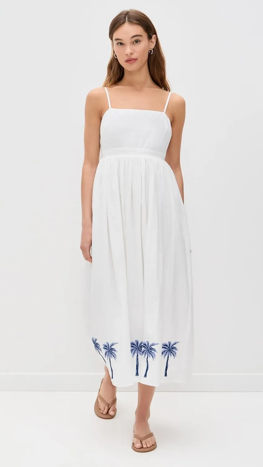 Women's Isadora Embroidered Midi Dress