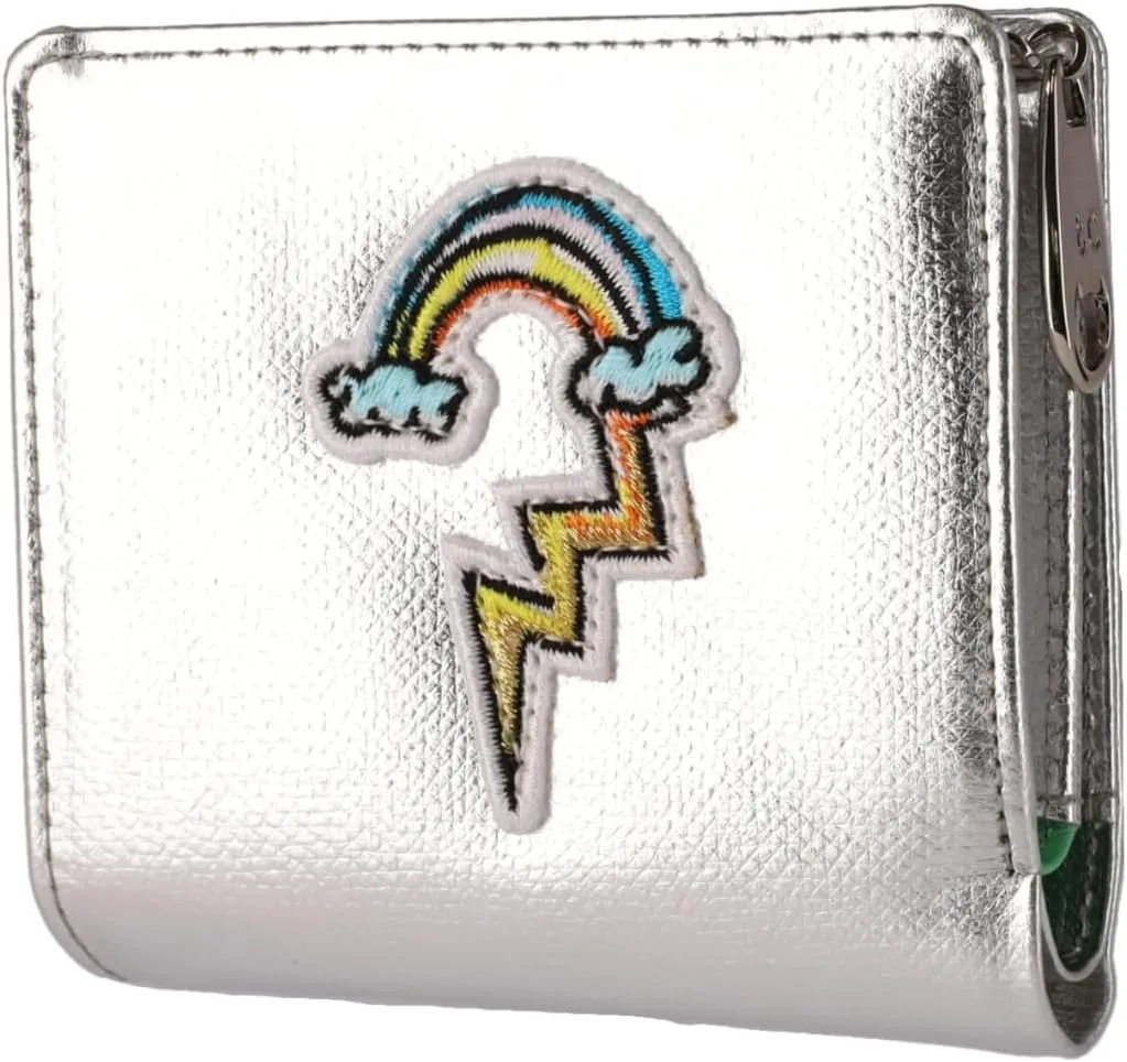 Women's Patch Embroidered Mini Wallet