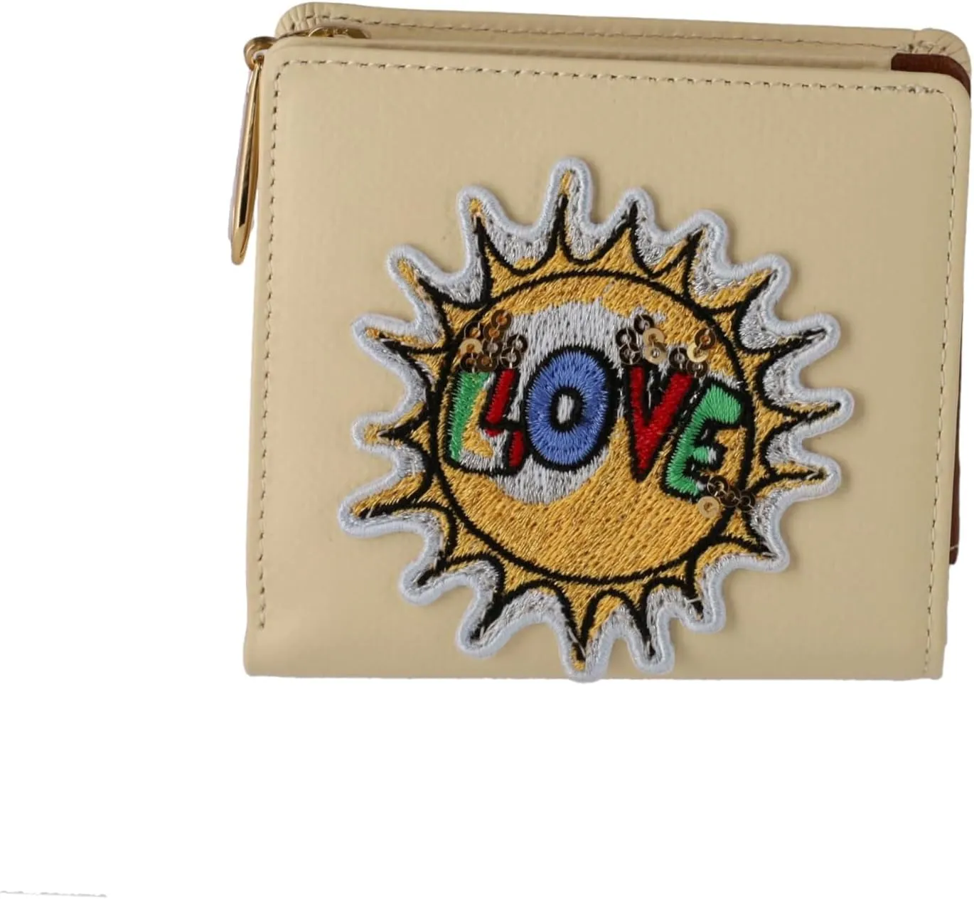 Women's Patch Embroidered Mini Wallet