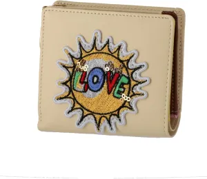 Women's Patch Embroidered Mini Wallet