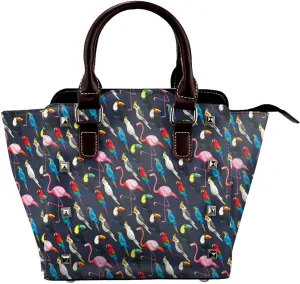 Women's Pu Leather Handbag Rivet Shoulder Bag Studded Top Handle Satchel Crossbody Tote Bag Punk Bag Purse