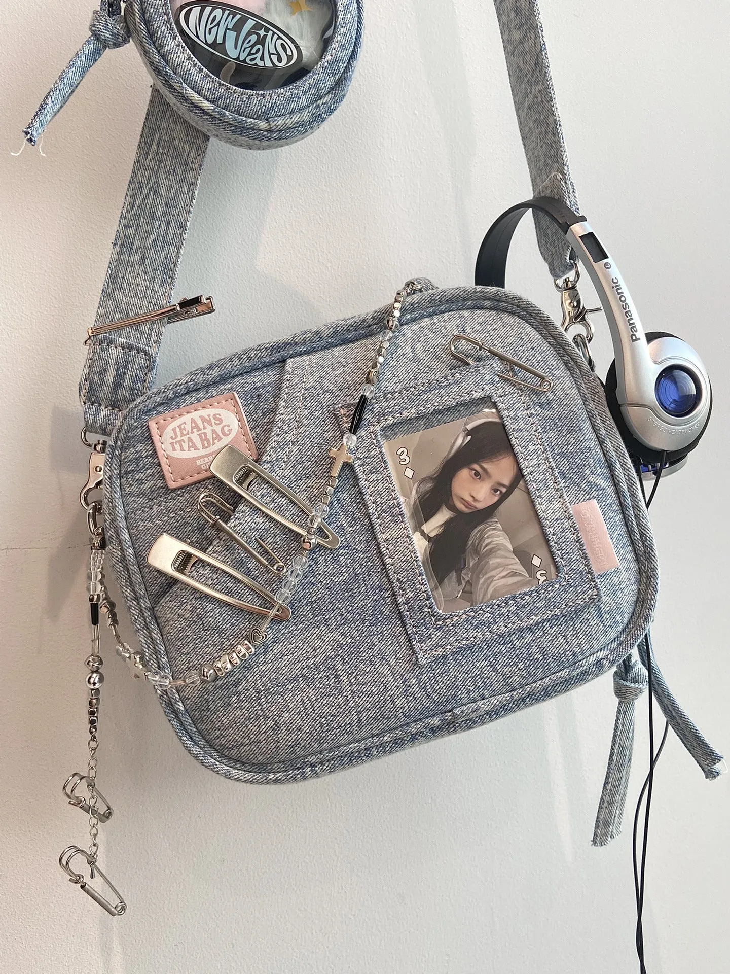 Women's Style Leisure Mini Denim Artistic Shopping Crossbody Bags