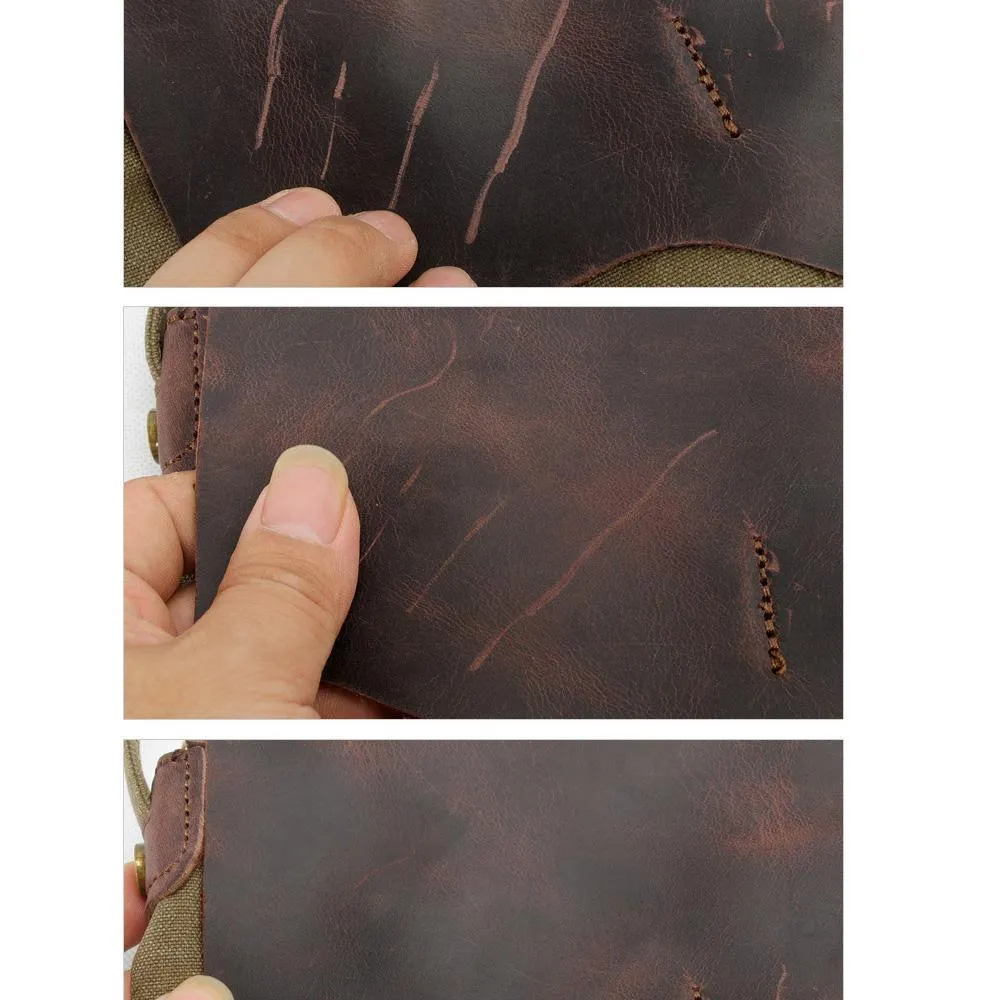 Woosir Large Leather Tote with Inner Pocket