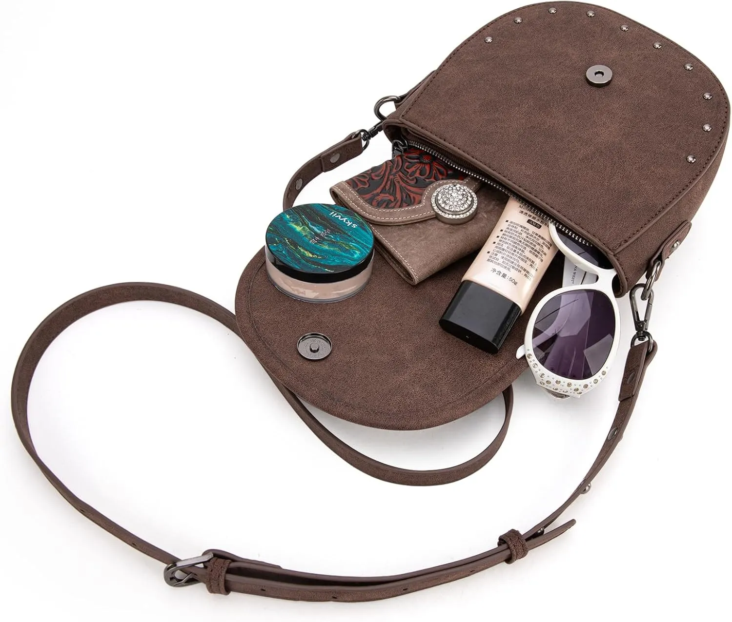 Wrangler Crossbody Bag Western Flap Purse for Women Travel