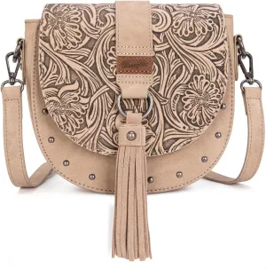 Wrangler Crossbody Bag Western Flap Purse for Women Travel