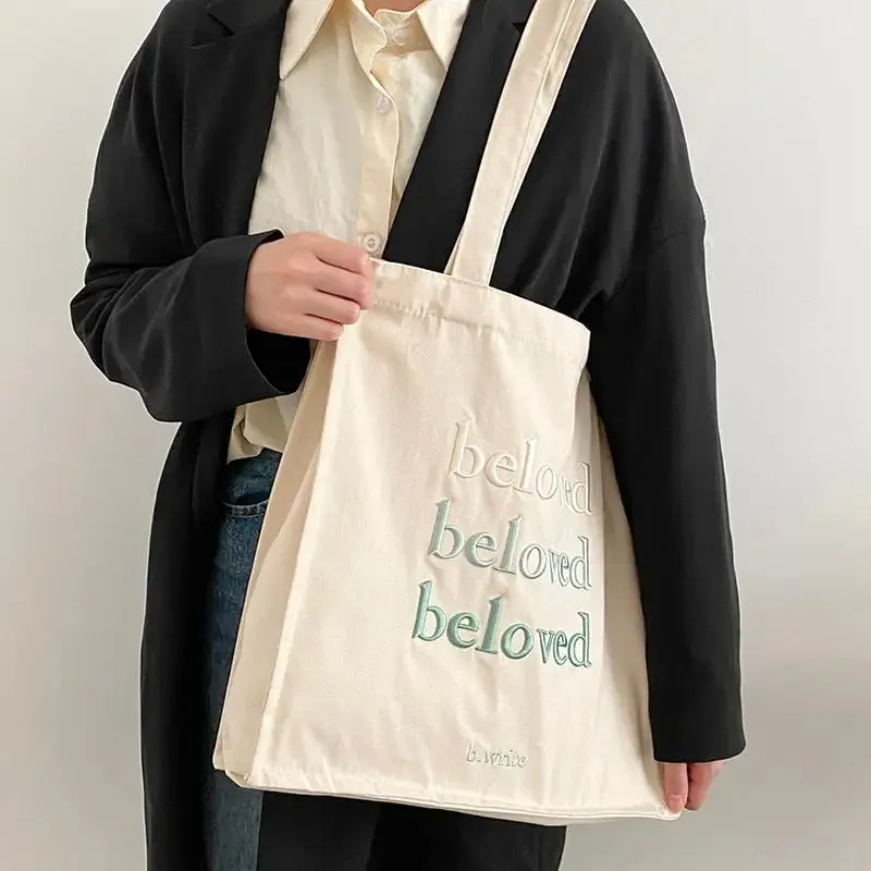Y2K Tote Bag with Mobile Phone Pocket and Interior Zipped Pocket