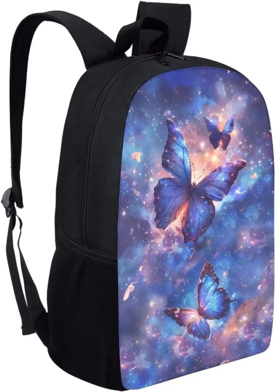 Ystardream Galaxy Butterfly Backpacks for Kids Bookbags for 6th Grade Girls School Shoulder Bag Large Waterproof Bookbag Laptop Daypack for Students Teens Girls Boys Elementary Middle School