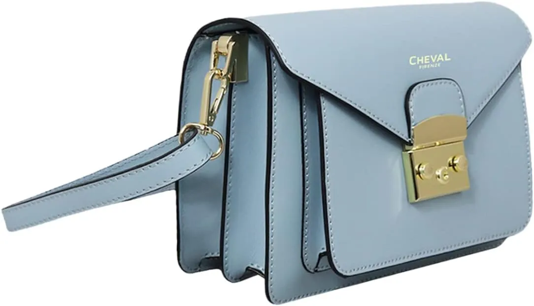 Zaniah Shoulder Bag, Genuine Leather Made in Italy