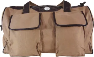 ZEP-PRO NCAA Georgia Bulldogs Men's Canvas Concho Duffel Bag, Khaki, One Size